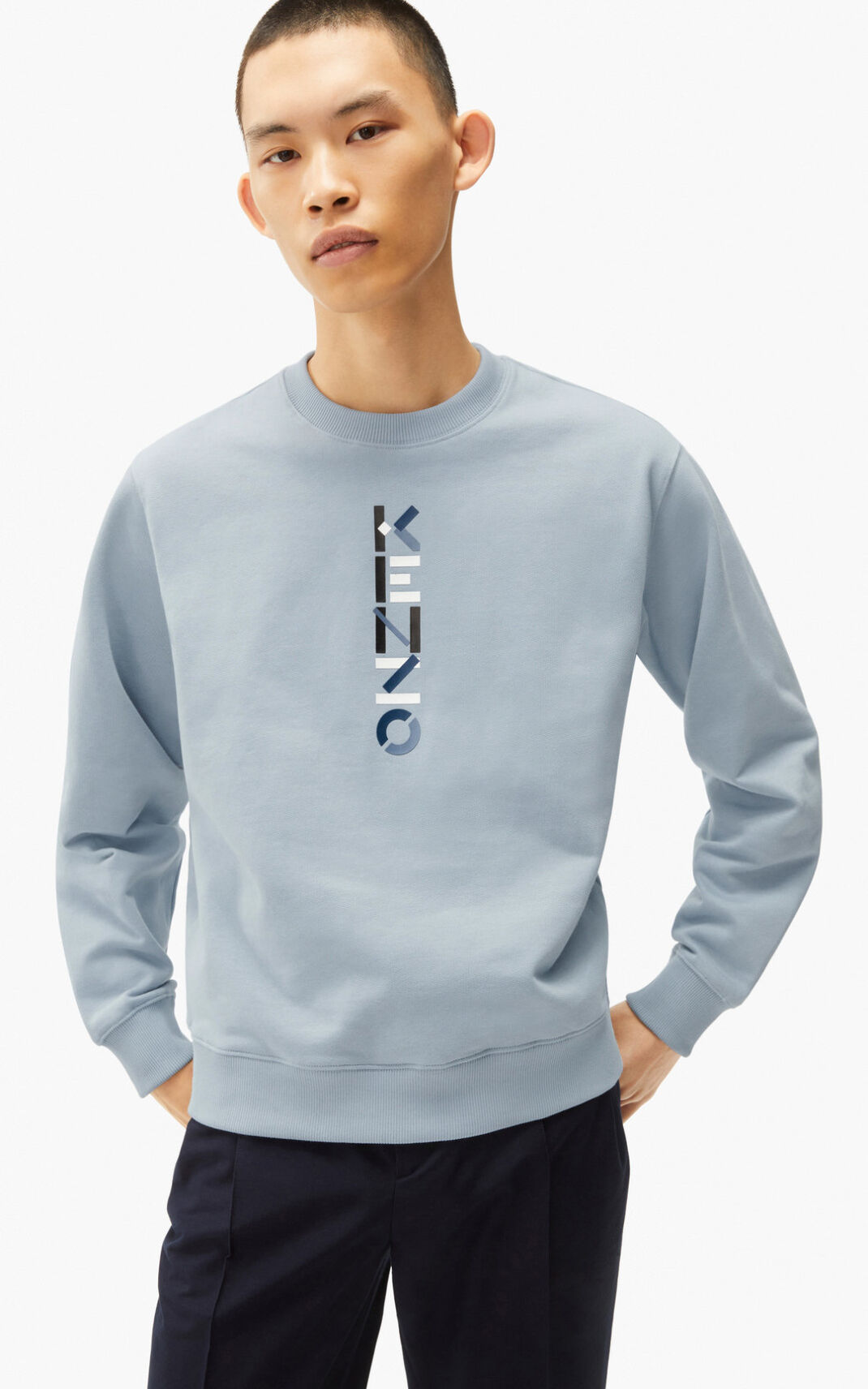 Sweat Kenzo The Hiver Capsule Logo Homme Grise | STIX-39470